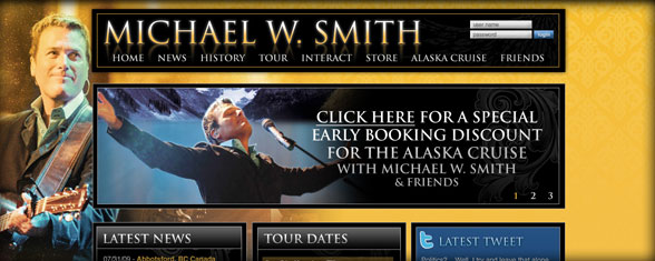 Michael W. Smith Website Design