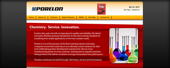 Porelon Website Design